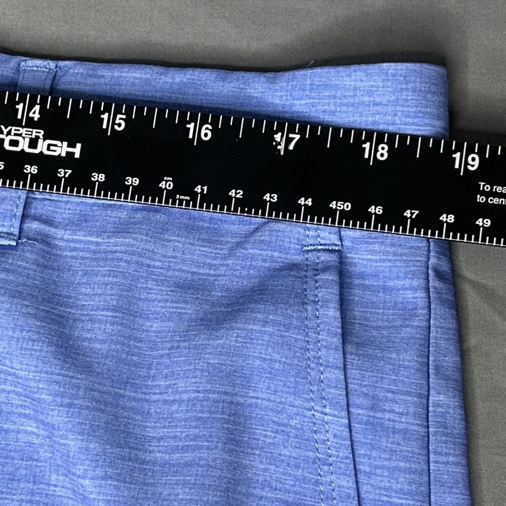 HEAD Golf Shorts Mens 36‎ Blue Flat Front Lightweight Stretch Performance